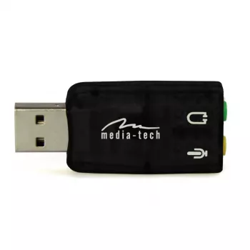 Media-Tech Virtu 5.1 Mt5101 - Helikaart - 5.1 - USB 2.0