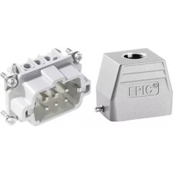 LappKabel Connector Set EPIC®KIT H-BE 6 75009635 6 + PE kruvidega 1 komplekt (75009635)