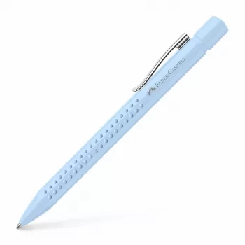 Klambriga sissetõmmatav pastapliiats Faber-Castell 243916 helesinine eriti jäme