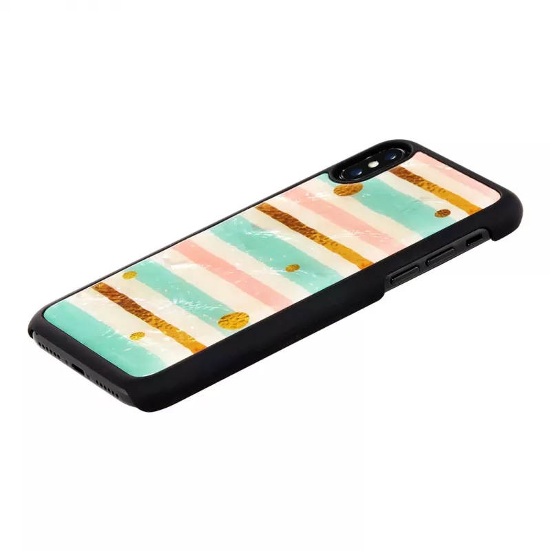 Nutitelefoni ümbris iKins iPhone XS / iPhone XS Max jaoks — pop mint Must