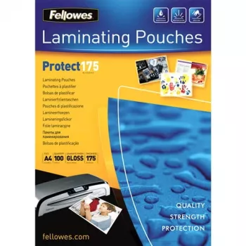 LAMINATOR POUCH GLOSSY/A4 175 100PCS 5308703 FELLOWES