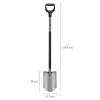 Fiskars ergonoomiline labidas, hall (1067511)