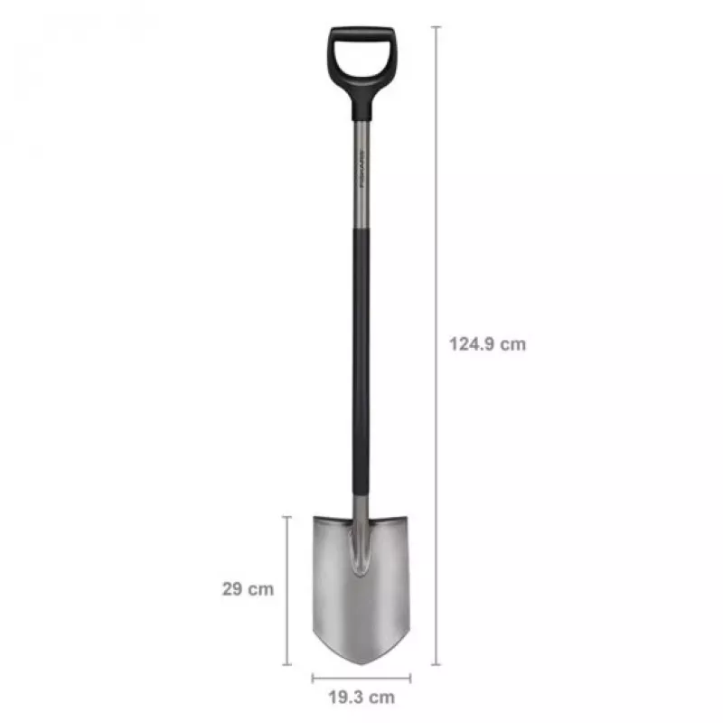 Fiskars ergonoomiline labidas, hall (1067511)