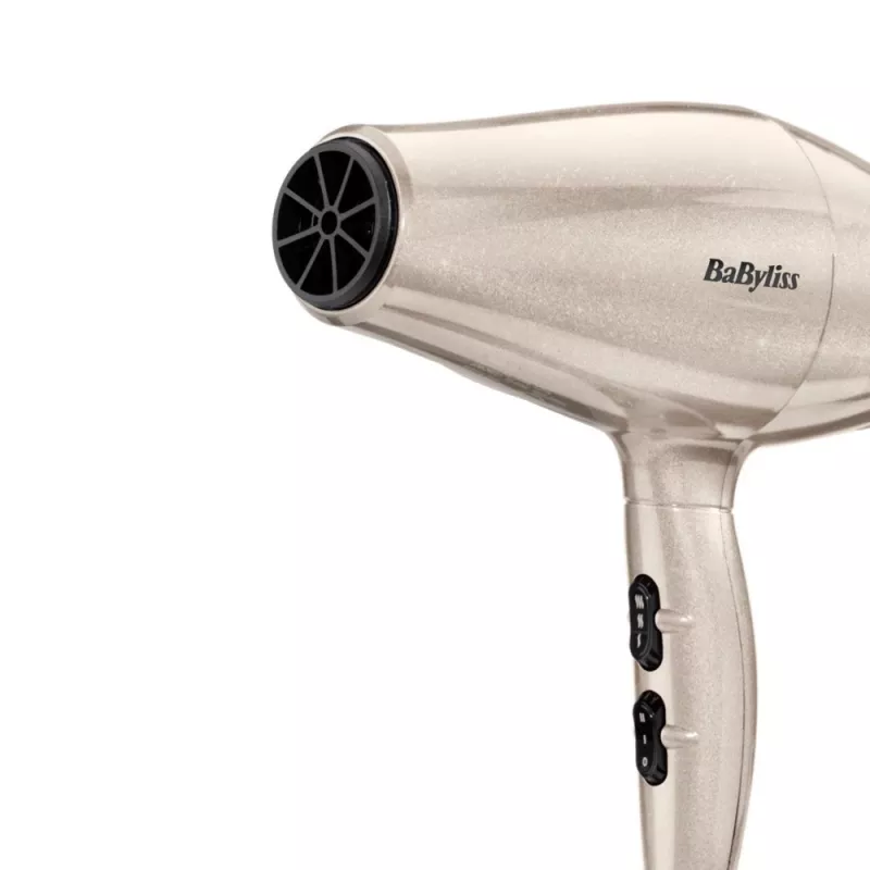 Föön BABYLISS 5914PE — 2000 W, alalisvoolumootor, 3 kuumuseastet, 2 kiirust, jahutusõhu funktsioon, must/kuldne/roosa kuldne