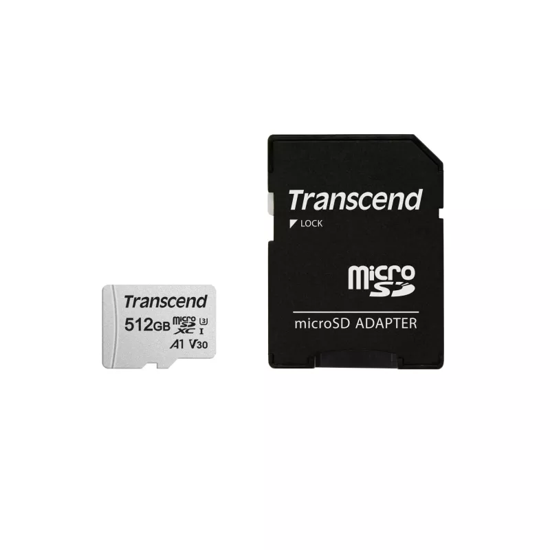 Flash Memory Transcend 512GB MicroSDXC SD-kaart 300S