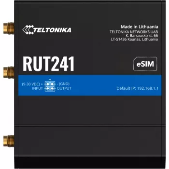 TELTONIKA NETWORKS RUT241 eSIM GLOBAL tööstusruuter (RUT241230000)