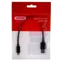 USB-C to USB-A kaabel Unitek Y-C490BK 3.1 Gen1 (USB 3.0), 0,25 m, must, isane-isanele