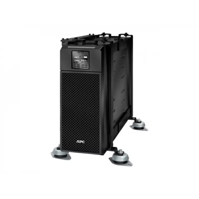 APC Smart-UPS On-Line, 6kVA/6kW, Rackmount 4U, 230V, 6x C13+4x C19 IEC pistikupesa, võrgukaart+SmartSlot, pikendatud tööaeg, koos siinikomplektiga, merendus