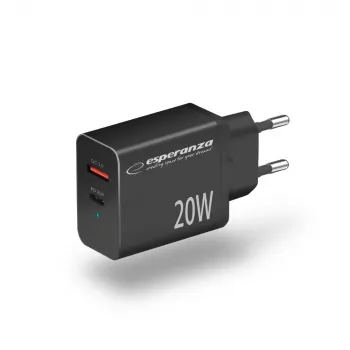 Esperanza EZC105K võrgulaadija 20W Must