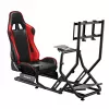 Racing cockpit huzaro Speed 6.0 reguleeritava istme, terasraami, 30°–90° nurga all, toetab kuni 120 kg, punane, 1080×1360×560 mm