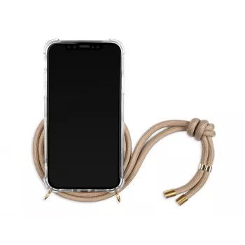 Nutitelefoni kaelakeekorpus Lookabe iPhone Xs Maxile — kuldse nude-viimistlusega
