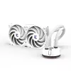 Zalman Reserator5 Z24 ARGB valge protsessori vedelikjahuti, 240 mm radiaator, 2×120 mm ventilaator