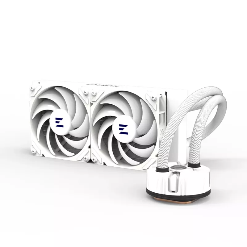 Zalman Reserator5 Z24 ARGB valge protsessori vedelikjahuti, 240 mm radiaator, 2×120 mm ventilaator