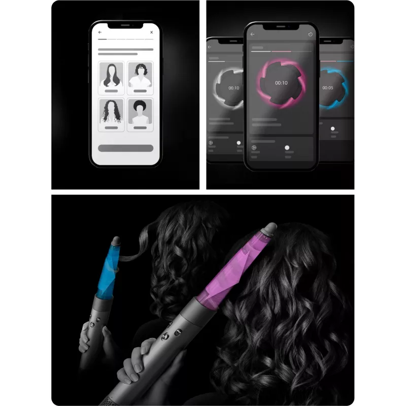 Dyson Airwrap i.d. Multistyler soe must, oranž, teal 1300 W 2.675 m