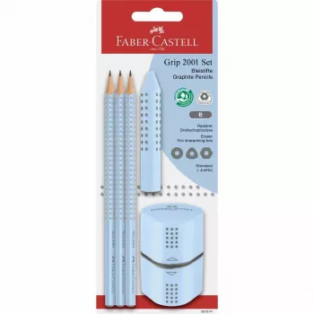 Grafiitpliiats Faber-Castell 580074 B helesinine kolmnurkne