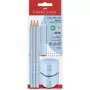 Grafiitpliiats Faber-Castell 580074 B helesinine kolmnurkne