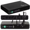 Toiteadapter/inverter MPL Power RouterUPS-30-PoE 30 W sisetingimustesse, 100–240 V, must, 160×105×28 mm