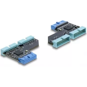 USB-jaotur DELOCK 67341 20-kontaktiline emaplaadipistik 2× USB 5 Gbps
