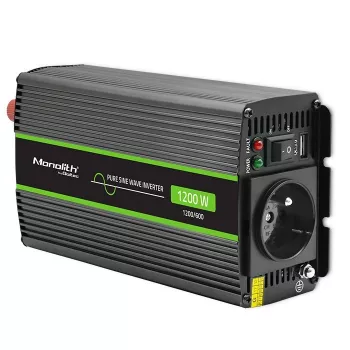 Autoinverter Qoltec Monolith 1200 W must 24 V