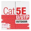 Alantec KIU5OUTS305Q võrgukaabel Must 305 M Cat5e U/UTP (UTP) (KIU5OUTS305Q)