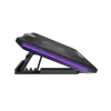 FURY GUNBAI G3 sülearvuti jahutuspadi 14.1–17.3 tollile, 2 ventilaatoriga, RGB-valgustus, 2× USB