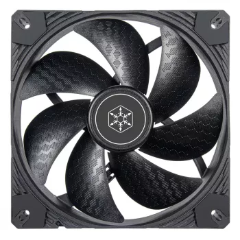 Jahutusventilaator SILVERSTONE SST-SF140B 140 mm must aksiaalne arvutikorpuse ventilaator