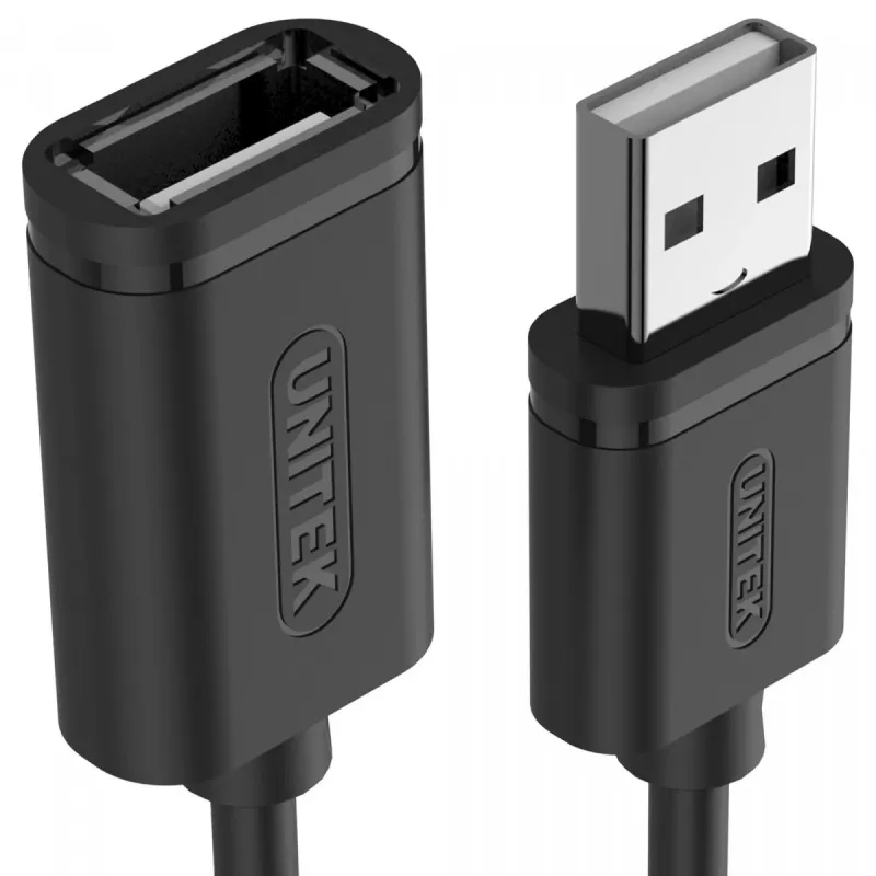 Pikenduskaabel Unitek Y-C428GBK USB 2.0, Am-af