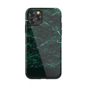 Devia Marble seeria kaitsev telefoniümbris iPhone 11 Pro Maxile — roheline, õhuke istuvus, kõva kest