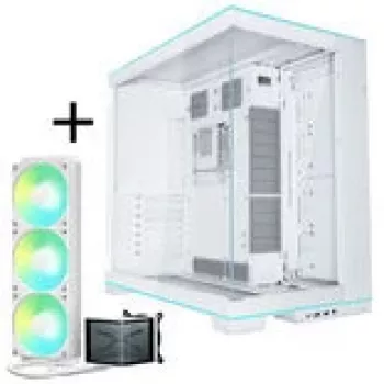 Lian Li O11D EVO RGB + TRYX PANORAMA SE ARGB täielik vedelikjahutus - valge, 360 mm