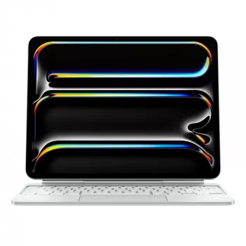 Apple Magic klaviatuur iPad Pro 13-tollisele M4-le saksa valge QWERTZ puuteplaat