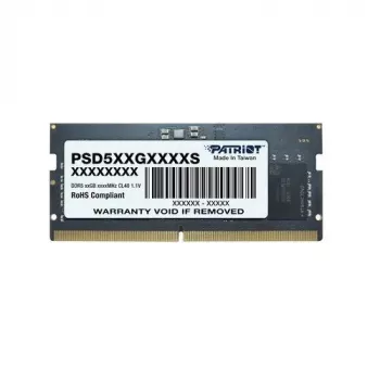 Lauaarvuti/serveri mälu PATRIOT DDR5 8 GB 5600 MT/s 288-kontaktiline UDIMM 1,1V On-Die ECC