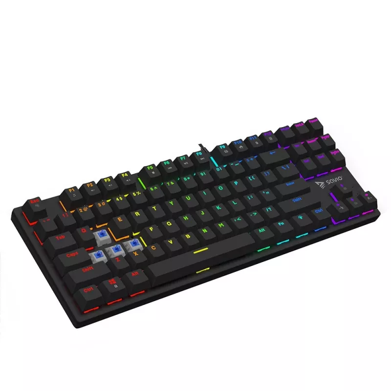 Mehaaniline klaviatuur RGB Tempest X2 Outemu Blue Savio Savgk-tempest X2 Bl