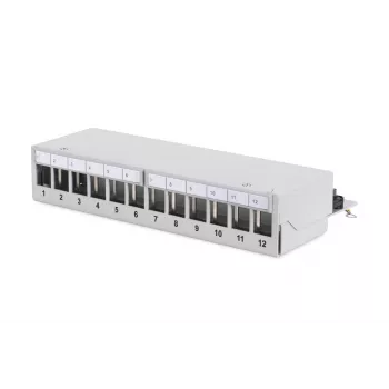 Töölaua modulaarpaneel Digitus DN-93706 12 pordiga