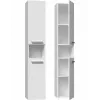 Vannitoa hoiusüsteem top e shop NEL I BIEL, eraldiseisev, 5 riiuliga, 310×300×1740 mm, valge