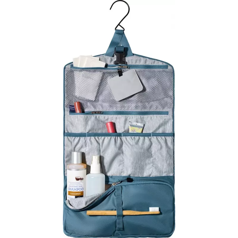DEUTER Wash Bag II tualetikott — kompaktne reisipesukott, Atlantic värvi