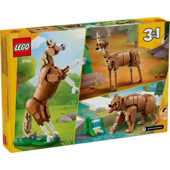 Ehitusmänguasi LEGO Creator 3-in-1 Magnificent Steed 31166 — 685 osa, alates 9. eluaastast, mudeli suurus 80×240×230 mm