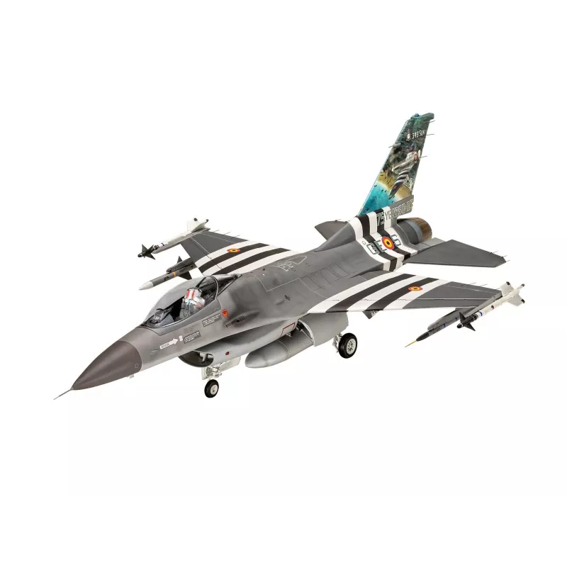Plastikmudel REVELL F-16 Falcon 50. aastapäeva komplekt mõõtkavas 1:32