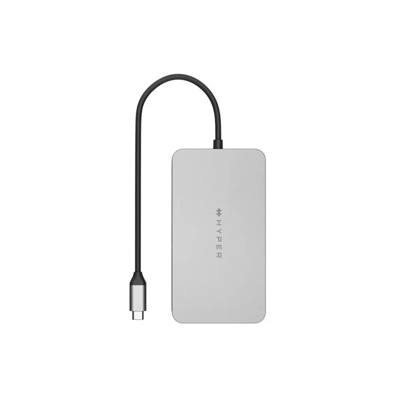 Hyper | HyperDrive Universal USB-C 10-in1 Dual HDMI Mobile Dock | Ethernet LAN (RJ-45) pordid 1 | HDMI portide arv 2