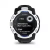 Nutikell GARMIN Instinct 3.05 cm (1.2 tolli) AMOLED 45 mm 390x390 px Puutetundlik ekraan Must Valge GPS 4 GB 53 g Silikoonrihm