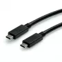 ROLINE USB3.2Gen2 kaabel PD 20V5A Type C-C ST/ST 0.5m - kaabel - digitaalne/andmed - 0,5 m (11.99.9057)