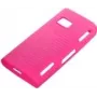 Nokia CC-1001 - Kaitseümbris mobiiltelefonile - Silikoon - Fuksia - Nokia X6, X6 Life Ball, X6-00 jaoks
