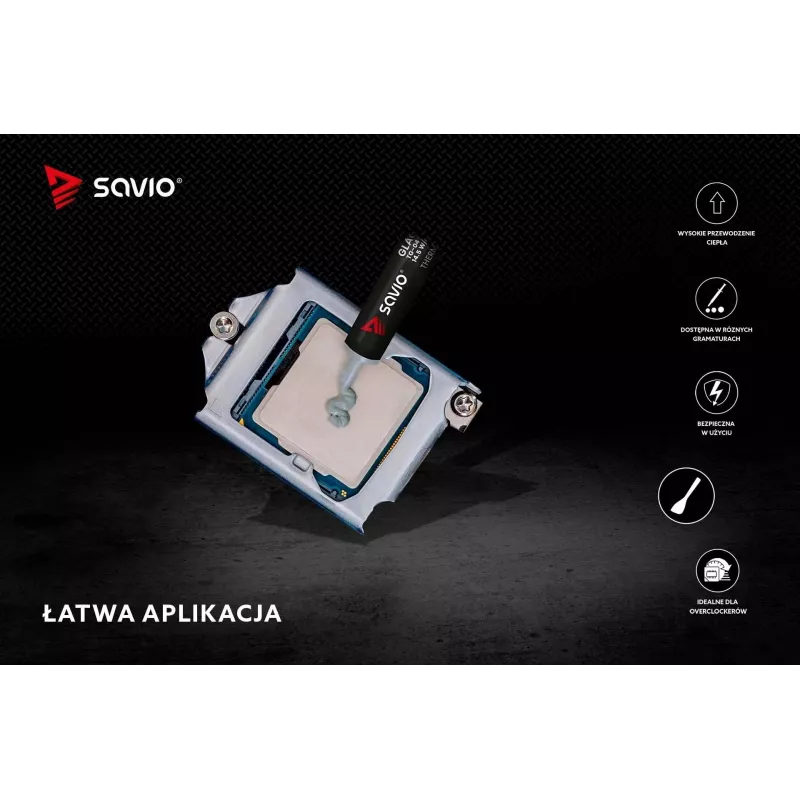 Savio TG-04 Soojust juhtiv pasta komponentide jahutamiseks