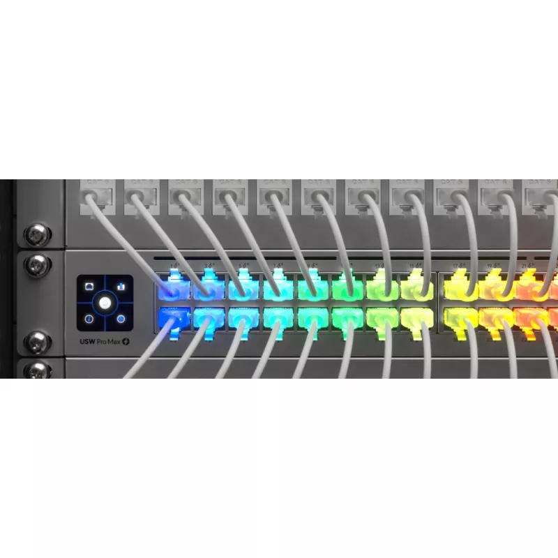 Võrguparanduskaabel UBIQUITI UACC-Cable-Patch-EL Cat6 RJ-45 2.5GbE PoE++ 0,15 m poolläbipaistev valge (24 tk)