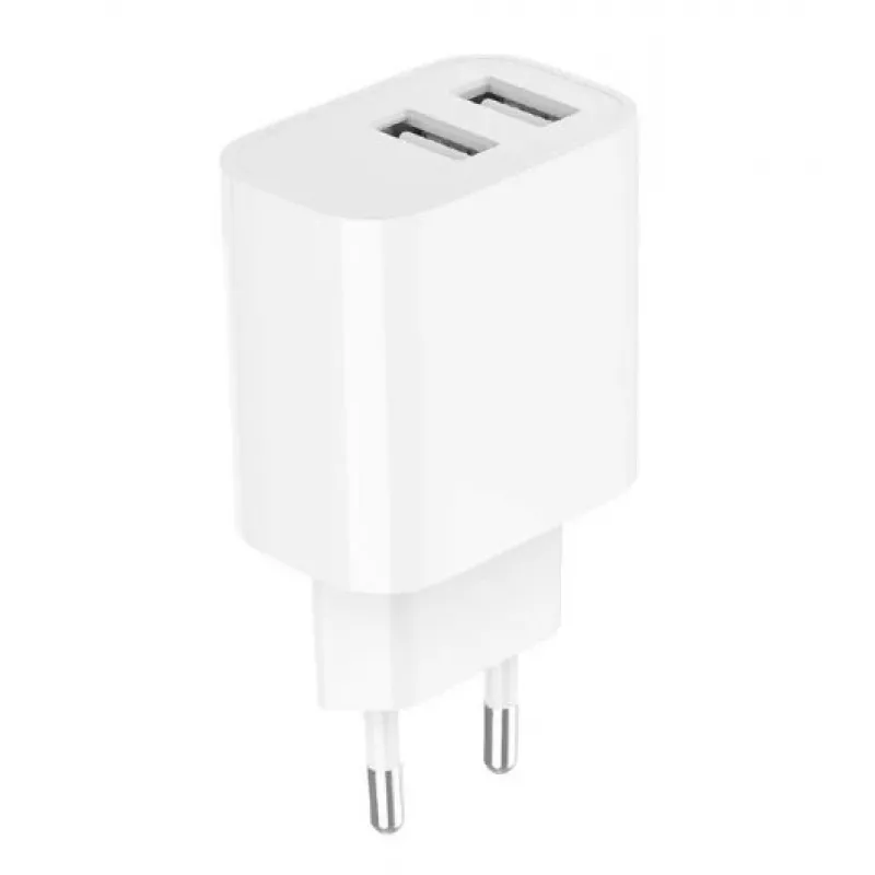 Laadija Gembird TA-UC-2A12-01 siseruumides AC 2.4A 2 USB valge