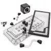 Pumba jaotusplaat EK Water Blocks EK-QuantumX Loophole D5 PWM must pleksiklaas