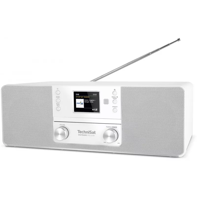 TechniSat DigitRadio 370 CD IR DAB-raadio CD-/MP3-mängija digitaalne mängija raadio internetiraadio Bluetooth-heli vastuvõtja 10 W