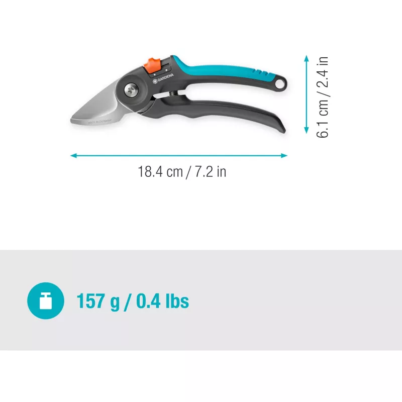 Möödalõikeoksakäärid GARDENA PremiumCut 12241-20, hall/türkiis
