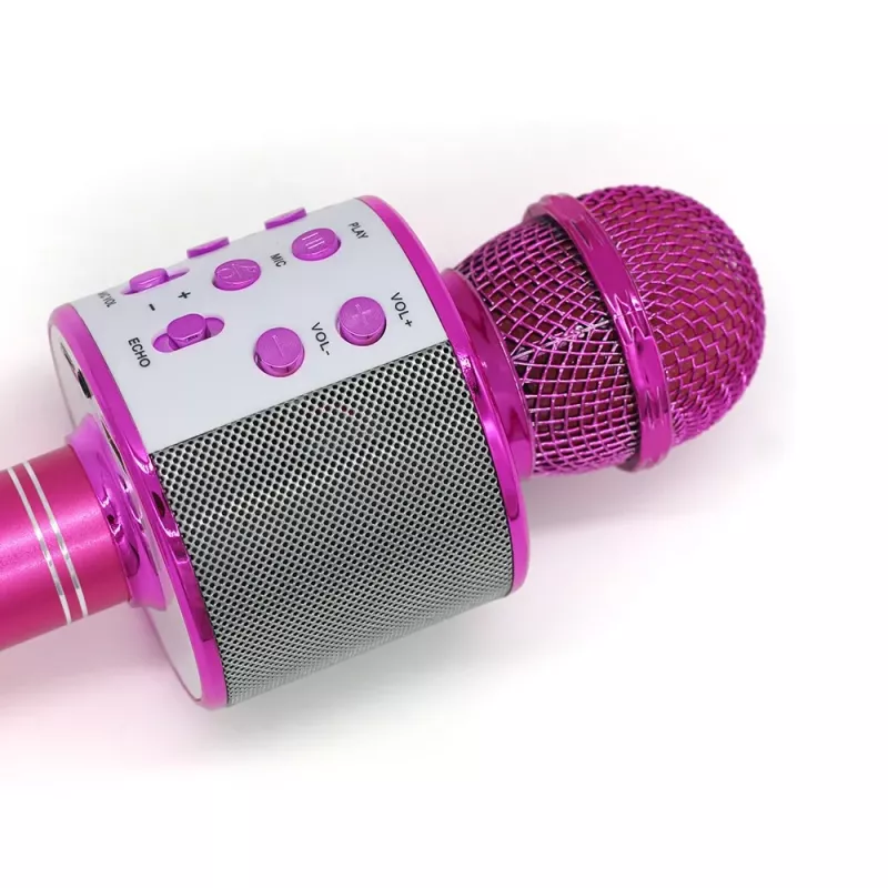 Mikrofon MANTA MIC11-PK roosa — juhtmega 3,5 mm pesa, kerge käeshoitav