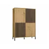 KAMARO 4DK õhuke/GŁ tamm ARTISAN DISPLAY CABINET
