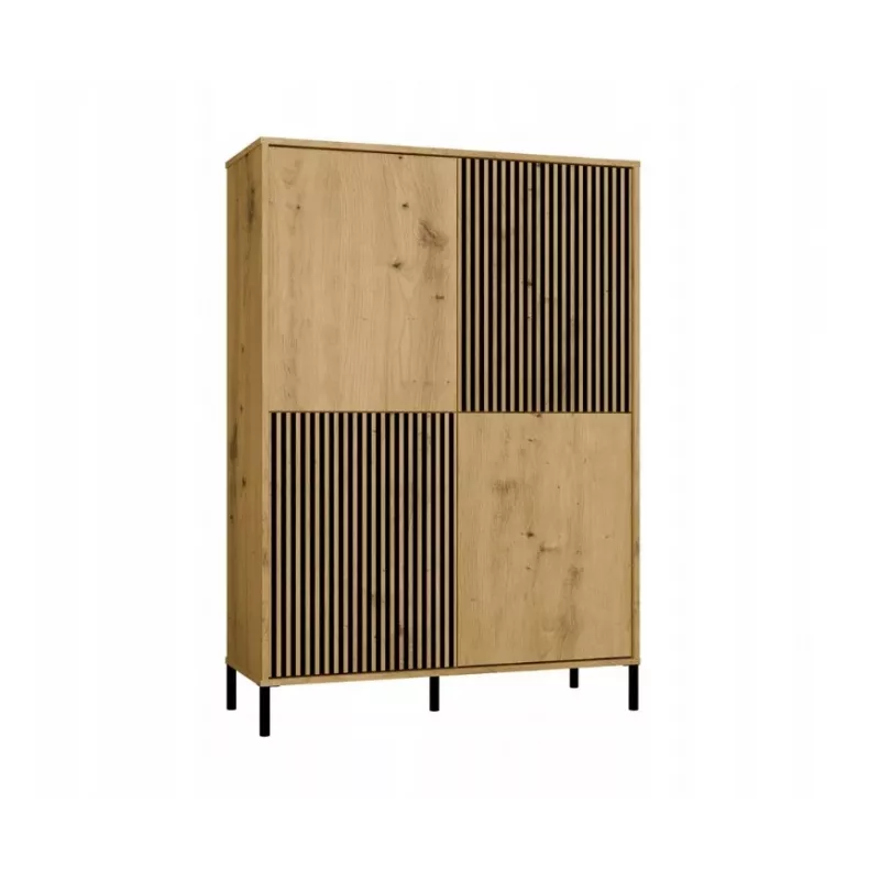 KAMARO 4DK õhuke/GŁ tamm ARTISAN DISPLAY CABINET
